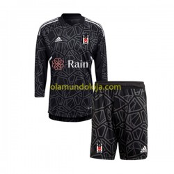 Camisola Besiktas Guarda-redes Criança Equipamento Segundo 2022-2023 Manga Comprida